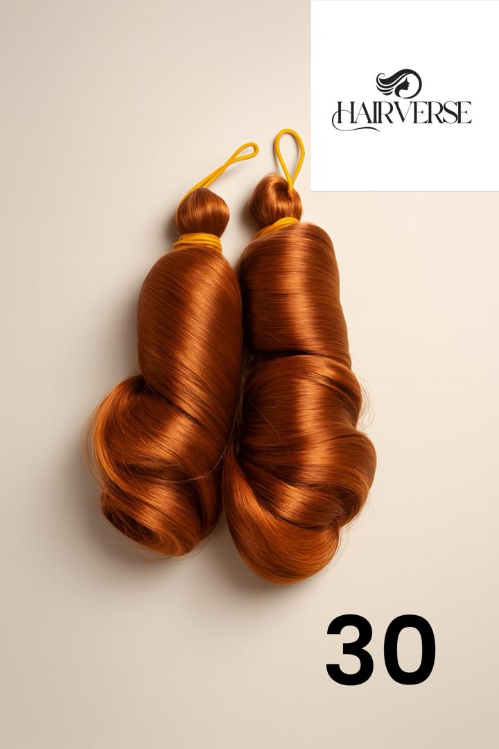 French Curls - Copper brown