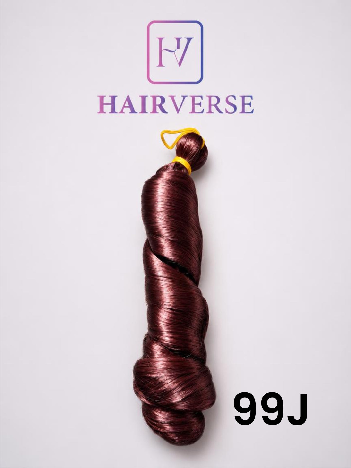 French curls - Burgundy