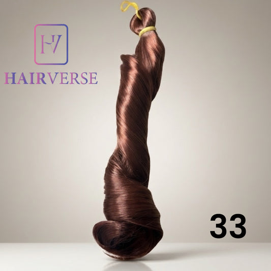 French Curls - Burnt Brown